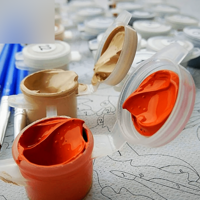 Paint By Numbers Kit Colorful Elephant - Painting By Number