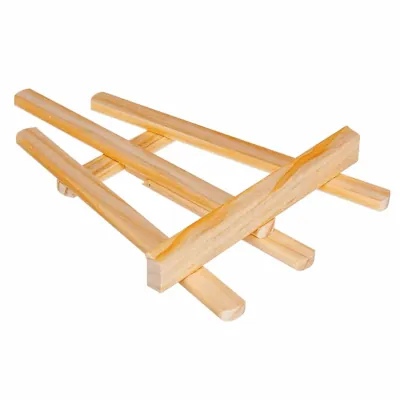 Chevalet en Bois de Table DIY 21x28cm Support Présentoir
