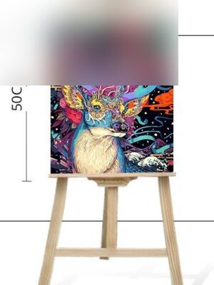 Paint By Numbers Kit Abstract Deer - Painting By Number