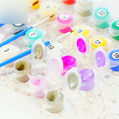 Paint by Numbers Kit Coffee & Rose - Painting By Number