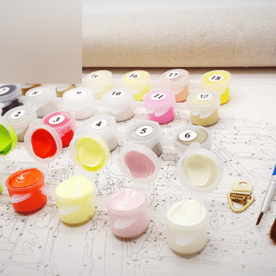 Paint By Numbers Kit Landscape Ice Mountain - Painting By Number