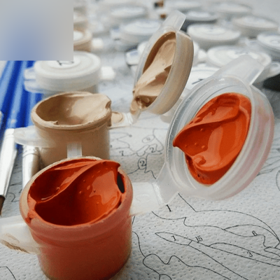 Paint by Number Kit Abstract Woman in Red - Painting By Number