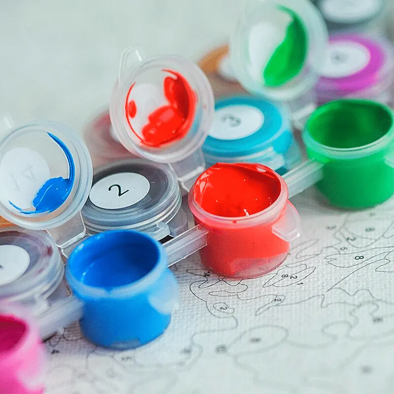 Paint by Numbers Kit Sunset River Scenery