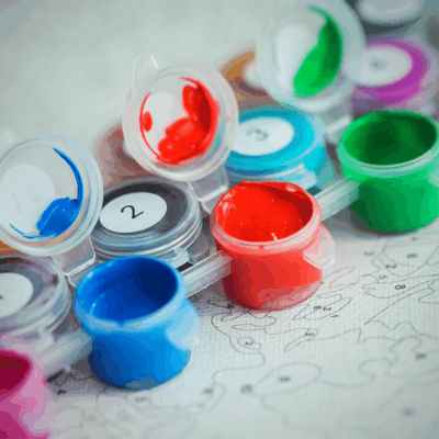 Paint By Numbers Kit Landscape Colorful - Painting By Number