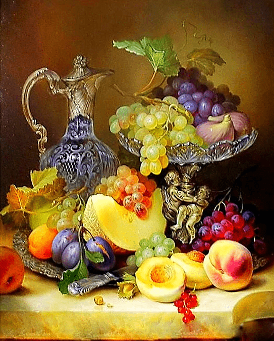 Paint by Numbers Kit Fruit Grapes - Painting By Number