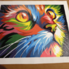 Paint by Numbers Kit Colorful Cat - Painting By Number