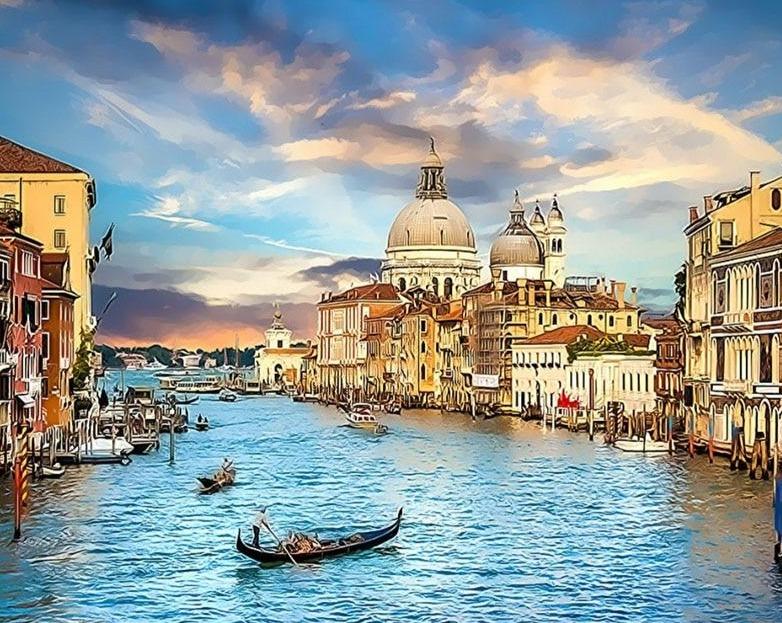 Paint by Numbers Kit Landscape Venice - Painting By Number