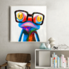 Cute Colorful Glasses Frog Painting By Number Kit - Painting By Number