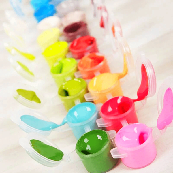 Cute Colorful Glasses Frog Painting By Number Kit - Painting By Number