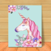 Paint by Numbers Kit Children Unicorn - Painting By Number