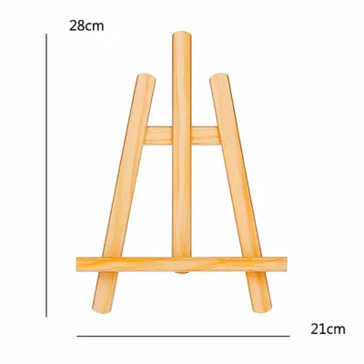 Chevalet en Bois de Table DIY 21x28cm Support Présentoir