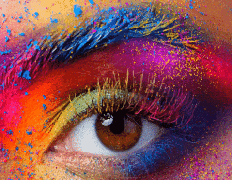 womans-eye-with-colorful-facepaint