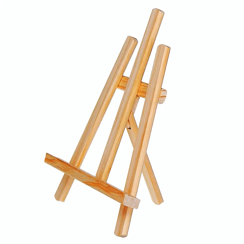 Chevalet en Bois de Table DIY 21x28cm Support Présentoir