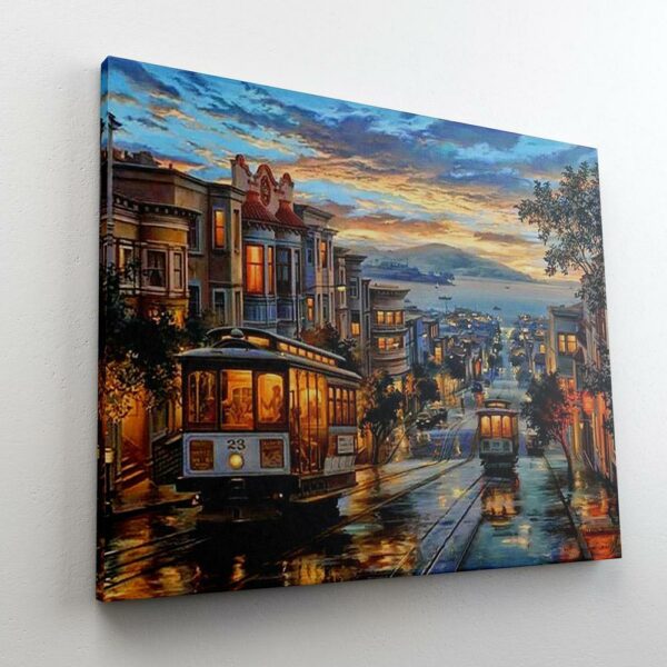 Paint By Numbers Kit Landscape San Francisco - Painting By Number