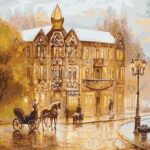 Vintage Europe Street Paint by Numbers - Painting By Number