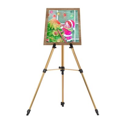Aluminum Easel Stand Tripod Adjustable Height 19''-55'' Field Easel for Painting with Carrying Bag - Painting By Number
