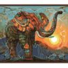 Vintage Abstract Elephant Paint by Numbers Kit - Painting By Number