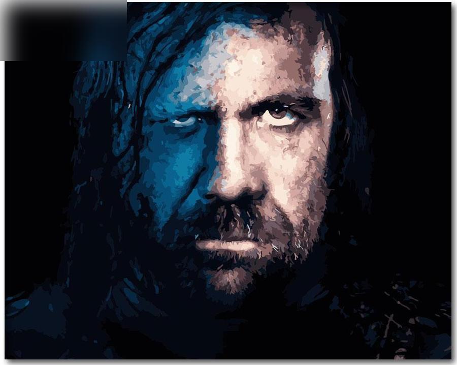 Sandor "The Hound" Clegane from Game of Thrones Paint by Numbers Kit - Painting By Number