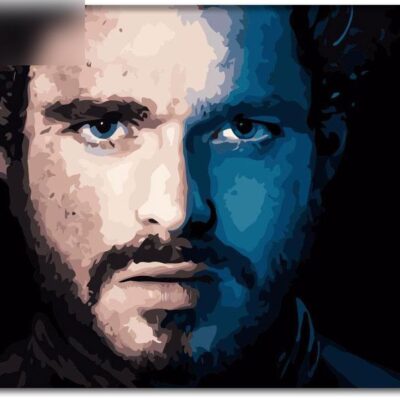 Robb Stark Painting from Game of Thrones Paint by Numbers Kit - Painting By Number