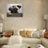 Pug Paint by Numbers Kit - Painting By Number