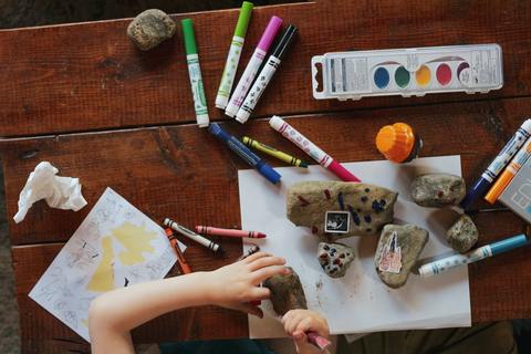 art-supplies-on-a-table