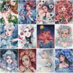 5D Diamond Portrait Cartoon Diamond Art Diamond Painting Kit - DIY Art