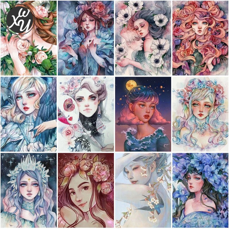 5D Diamond Portrait Cartoon Diamond Art Diamond Painting Kit - DIY Art