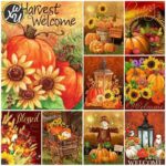 5D Diy Pumpkin Diamond Thanksgiving Painting Diamond Painting Kit - DIY Art