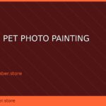 custom pet photo painting kits