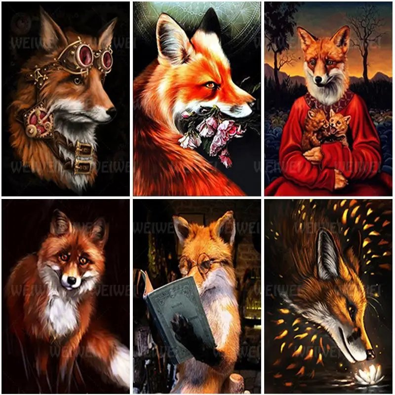Foxs for Adults Diamond Painting Kit - DIY Art