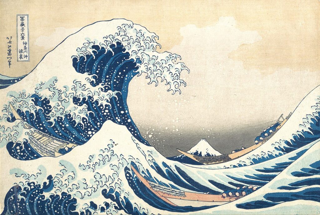 The Great Wave off Kanagawa by Hokusai - Paint by Numbers Kit
