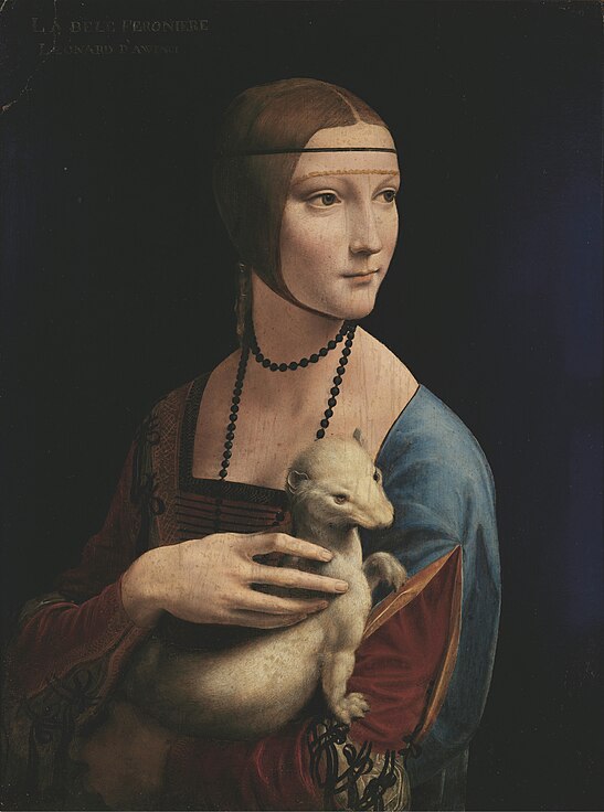 Lady with an Ermine — Da Vinci Paint by Numbers Kit - DIY Art