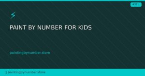 paint by number for kids