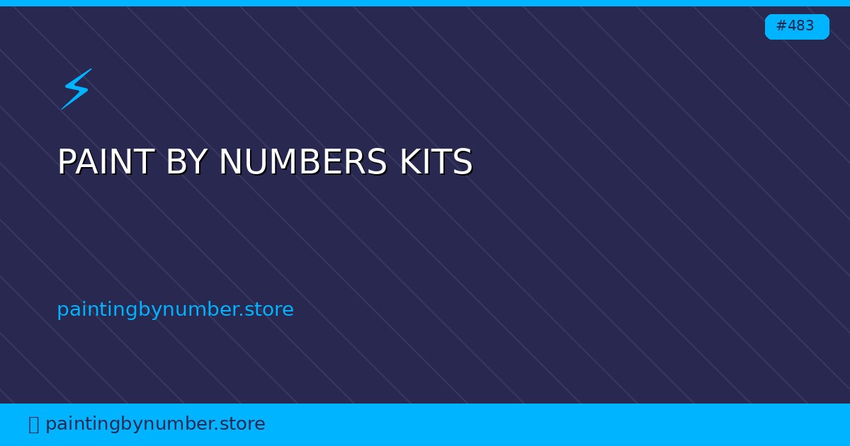 paint by numbers kits
