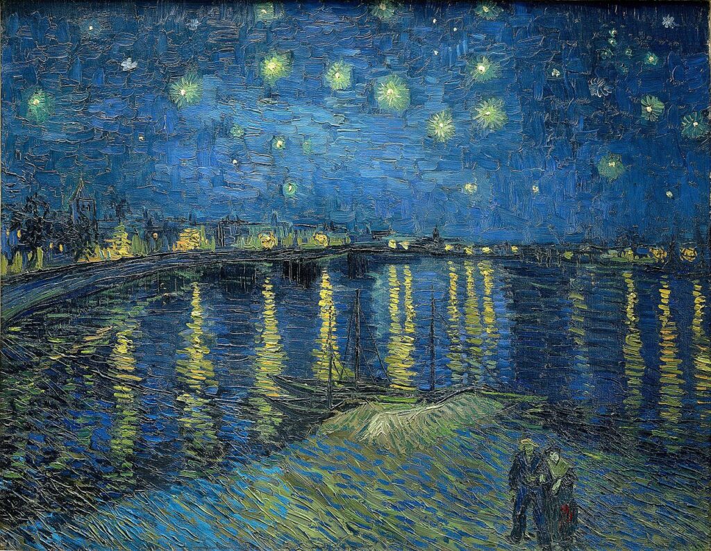 Starry Night Over the Rhone by Van Gogh - Paint by Numbers Kit