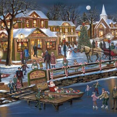St Nicholas Village - Paint by Numbers Kit