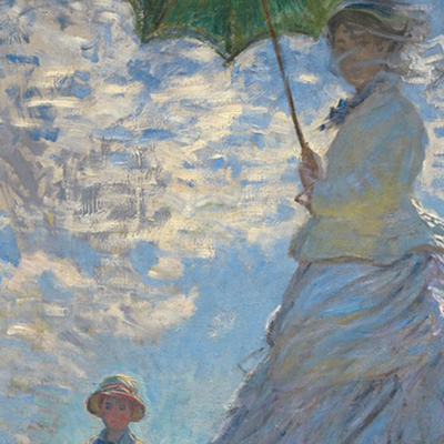Woman With A Parasol - Claude Monet 5D Paint by Numbers Kit