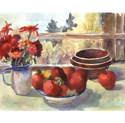 Autumn Window - Paint by Numbers Kit