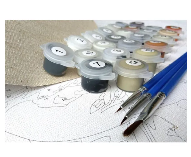 Kit de Pintar por Números Paseo en Barco al Atardecer — Lienzo DIY Principiantes