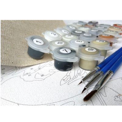 Family Of Snowmen - Paint by Numbers Kit