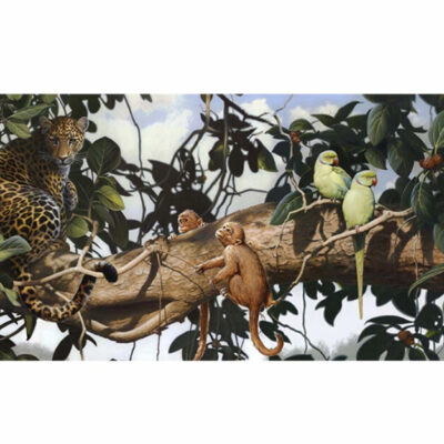 Jungle Scene Paint by Numbers Kit