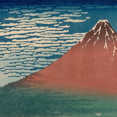 Red Fuji by Hokusai - Paint by Numbers Kit