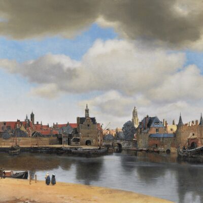 View of Delft by Vermeer - Paint by Numbers Kit