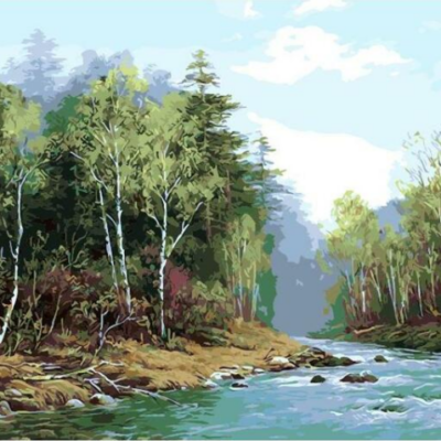 Forest Serenity Paint by Numbers Kit