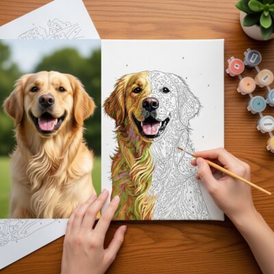 Paint Your Pet — Custom Paint by Numbers from Any Animal Photo
