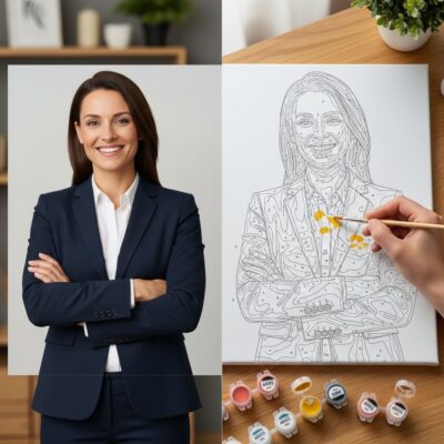 New Job & Promotion Paint by Numbers Kit from Your Photo
