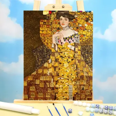 Woman in Gold by Gustav Klimt - Paint by Numbers Kit