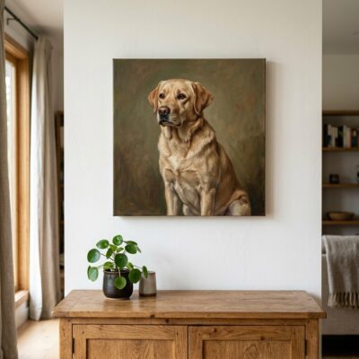 Custom Pet Portrait — Canvas Print