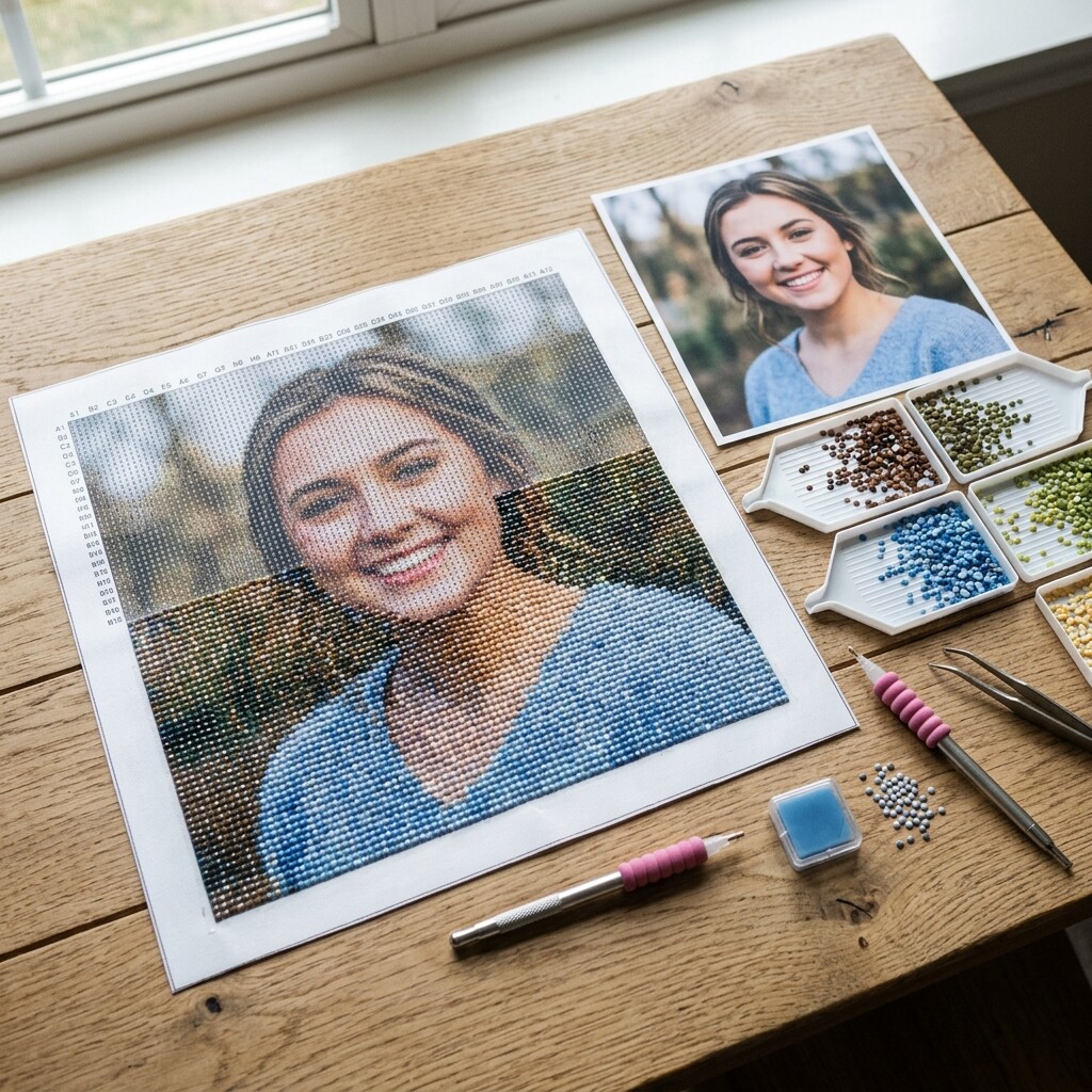 Peinture Diamant Photo Perso - Convertissez Votre Image