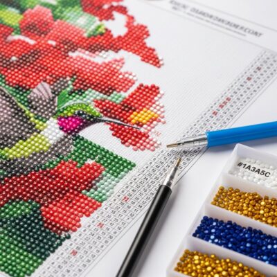 Hummingbird Garden Diamond Painting Kit
